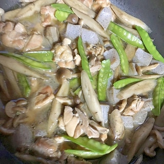 鶏肉と新牛蒡の煮物